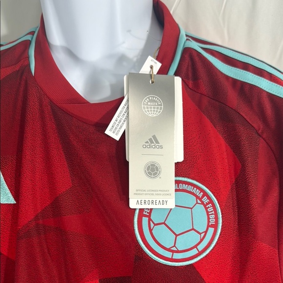 Adidas Colombia 2022 Away Jersey Red Men’s L NWT - Picture 13 of 14